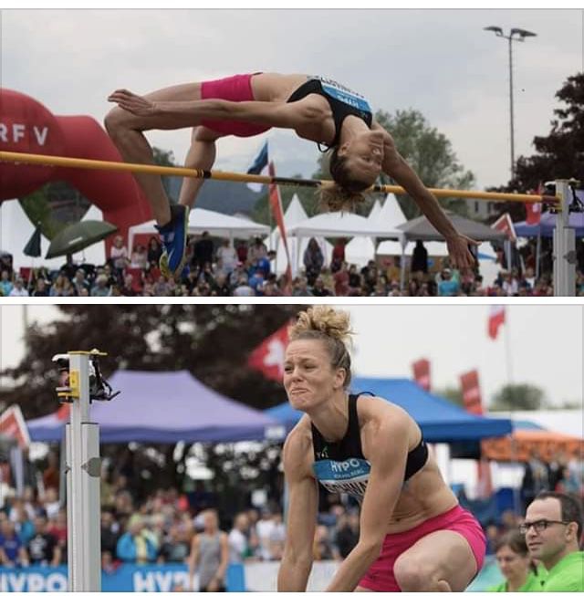 Lindsay Schwartz competes